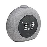 JBL Horizon 2 Bluetooth Clock Radio Speaker with FM Radio, Grey