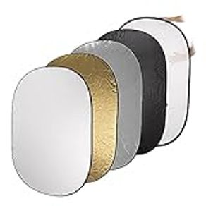Fotodiox Pro 40"x60" 5-in-1 Collapsible Reflector Kit with stand