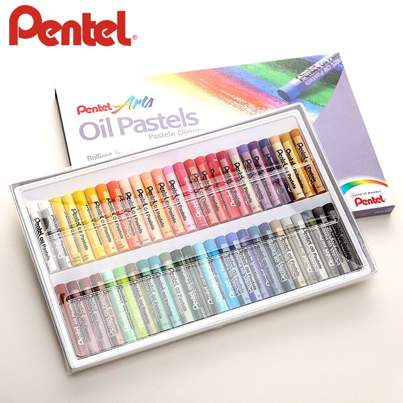 Buncho 48 Colour Oil Pastels Colors Non-toxic Crayon Kids Art Craft Drawing  Colouring 