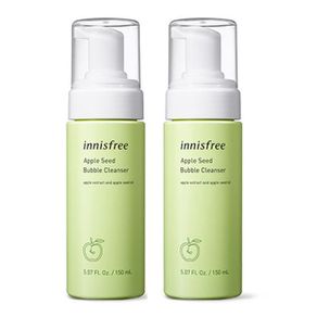 [Innisfree] Apple Seed Bubble Cleanser One More Set (150ml+150ml) 🍏2020.08 New product🍎