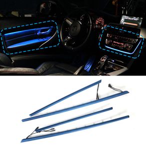For bmw 5 series f10/f11 2 colors tuning car neon voiture led strip  interior decorative door ambient light - AliExpress