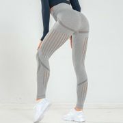 Colorvalue High Waist Tummy Control Workout Fitness Tights Women Breathable Mesh Sport Yoga Pants Seamless Gym Athletic Leggings