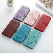 For iPhone 11 Pro Max 12 Mini 12 Pro Max Embossed Rose Butterfly Flip Stand Phone Leather Wallet Cover Card Case