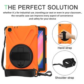 For Samsung Galaxy Tab A 8.0 2019 S Pen SM-P200 P205 Kids Case with Hand Shoulder Straps Stand Shockproof Funda Cover for P200