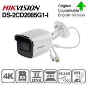 Hikvision Original DS-2CD2085G1-I 8MP IR Fixed Bullet Network Camera Darkfighter IR 30M,  up to 128 GB IP67, IK10 Poe IP Camera