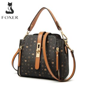 FOXER Women's Monogram Crossbody Bags Signature New 3 in 1 Fashion Design  Shoulder Bags Removable Coin Purse PVC Leather Purse - AliExpress
