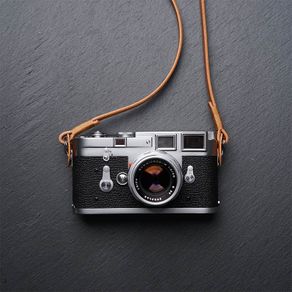 Mr.stone Handmade Genuine Leather Camera Strap Camera Shoulder Sling Belt (Winding)