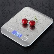 2PCS 10KG Food Scales Household Kitchen Scale Electronic Diet Scales Measuring Tool Slim LCD Digital Electronic Weighing Scale