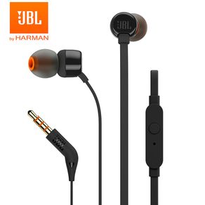 JBL T110 3.5mm Wired Earphones Stereo Music Deep Bass Earbuds Headset Sports Earphone In-line Control Hands-free with Microphone