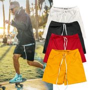 New Fashion Men Gym Bodybuilding Fitness Shorts Summer Workout Breathable Mesh Quick Dry Sportswear Jogger Beach Short Pants