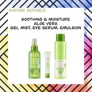 [Nature Republic] Soothing & Moisture Aloe Vera Gel Mist / Eye Serum / Emulsion - Korean Skincare