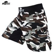 SOTF Men's boxing pants printing MMA Shorts Fight Grappling Short Polyester Kick Gel Boxing Muay Thai Pants thai boxing shorts