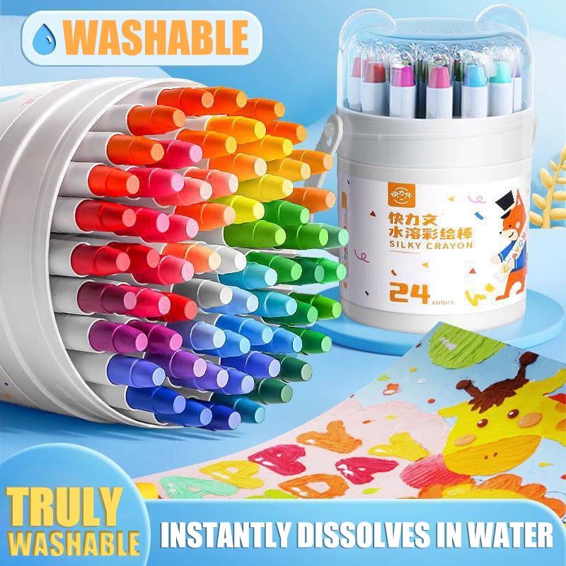 12 Washable Watercolor Pencil Safe Non-toxic Professional Water