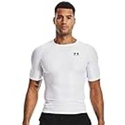 Under Armour Iso-Chill Compression Short Sleeve Mens Shirt, White-black, XX-Large