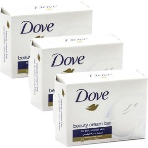 Dove Cream Bar Beauty Soap 100 g Orginal x 3 PCs Cleansing Soap Foam Effective Soap Skin Cleansing Soap Solid soap