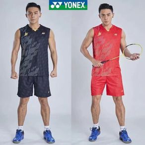 Yonex sleeveless badminton suit Lin Dan competition suit sportswear short-sleeved sports T-shirt