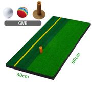 Golf Practice Mat Artificial Lawn Nylon Grass Rubber Tee Backyard Outdoor Golf Hitting Mat Durable Training Pad 60x90cm  X220A