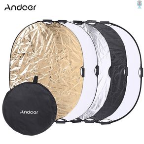 Andoer 90 * 120cm 5in1 Round Collapasible Multi-Disc Portable Circular Photo Photography Studio Video Light Reflector   Cam4.13