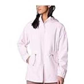 Columbia Women's Blossom Park Rain Jacket, Pink Dawn, XX-Large