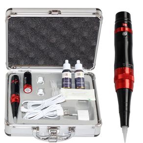 Wireless Permanent Makeup Machine Microblading Rechargeable Eyebrows Tattoo Pen with Cayrring Box
