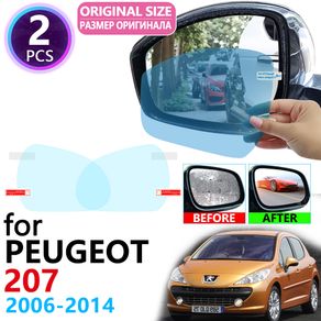 ABS Chrome Car Side Door Rear View Mirror Cover for 2006-2014 207