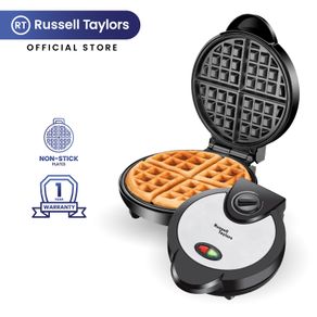 Russell Taylors Belgian Waffle Maker with Temperature Control (Stainless Steel) WM-25
