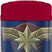 THERMOS F30019CP6 Funtainer 10 Ounce Food Jar, Captain Marvel