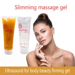 Ultrasonic Gel RF EMS Massager Cavitation Body Slimming Facial Skin Firming Lifting Tighten Anti Wrinkles Injection Gel Cream