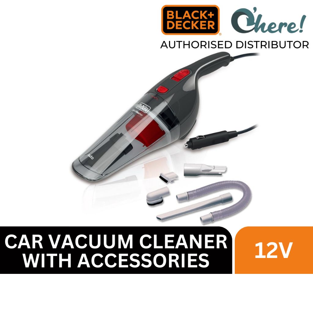 Black & Decker BDH1200PVAV 12V Pivot Automotive Hand Vacuum