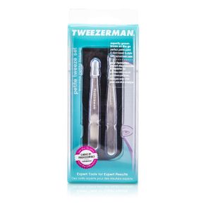 TWEEZERMAN - Petite Tweeze Set: Slant Tweezer + Point Tweeze