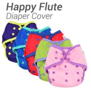12pcs/ Lot Happy Flute Diaper Cover One Size Cloth Diaper Waterproof PUL Breathable Reusable Diaper Covers for Baby Fit 3-15kg