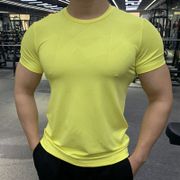 Gym Shirt Sport T Shirt Men Fitness Running Shirts Quick Dry Short Sleeve Training T Shirt Mens Tops Rashgard Sportswear