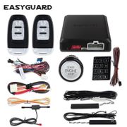EASYGUARD PKE passive keyless entry car alarm system smart key touch password entry push button start stop remote engine start