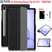 For Samsung Galaxy Tab S6 Case, SM-T860 T865, Slim Tablet Funda for Galaxy Tab S6 Lite 10.4 2020 ,S4, S5E 10.5 Smart Cover