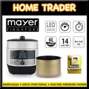 【 MAYER 】✦ 6L CAPACITY ✦ MULTI FUNCTIONAL ✦ ELECTRIC PRESSURE COOKER ✦ MMPC6062A