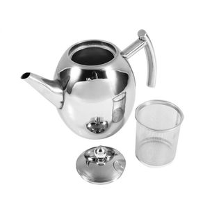 1.2/1.8L Large Capacity Stainless Steel Teapot with Strainer Tea Kettle Tea  Infuser - AliExpress