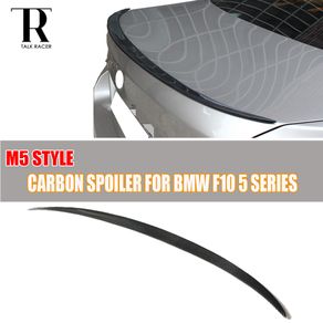  Carbon Fiber PSM Style High Kick Trunk Spoiler Wing Compatible  with 2011-2016 BMW F10 528i 535i 535d 550i M5 : Automotive