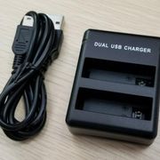 10pcs  Dual Battery Charger SmartPhone POWER BANK USB Charger Fits for GoPro Hero 4 AHDBT-401 for GoPro Camera Accessories