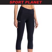 Under Armour Women Fly Fast 2.0 Heatgear® Crop Legging 7/8 Tracksuit Pant Seluar Perempuan (1356180-001) Sport Planet