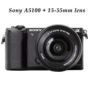 Sony A5100 16-50mm Mirrorless Digital Camera with 3-Inch Flip Up LCD