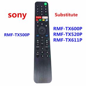RMF-TX500P NEW Remote with Voice Control Netflix Google Play use for SONY 4K UHD Android Bravia TV XG95/AG9 series X85G