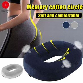 Purenlatex Coccyx Chair Cushion Comfort Memory Foam Seat Orthopedic Pillow  for Lower Back Tailbone and Sciatica Pain Relief