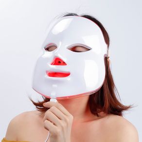 Foreverlily 7 Colors Beauty Therapy Photon LED Facial Mask Light Skin Care Rejuvenation Wrinkle Acne Removal Face Beauty Spa Instrument 30