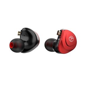TRN V90S 5BA+1DD Hybrid Driver HiFi In-ear Earphones with Aluminum Alloy Housing, Detachable 2Pin 6N OCC Pure Copper Cable