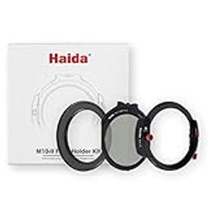 Haida M10-II Photography Filter Holder Kit Aluminum Alloy Material with Drop-in Circular Polarizer Adapter Ring Black 77mm