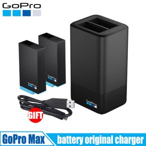 【In Stork】Gopro Dual Battery Charger + Battery ACDBD-001-AS for GOPRO  MAX set