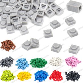 Pack Toy Scene Parts Assemble 20 Pcs 1 * 1 Basic Building Blocks 3024 Compatible Lego Small Particle Accessories Army