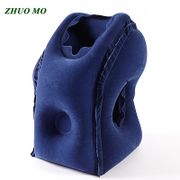 Travel pillow Inflatable pillows air soft cushion trip portable innovative products body back support Foldable blow neck pillow