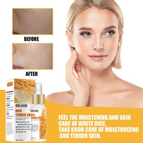 EELHOE Rejuvenating Skin Natural White Rice Serum 30ml Rice Essence Tender Skin Plant Skin Care Moisturizer