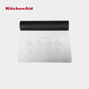 KitchenAid Stainless Steel All-Purpose Scraper And Dough Cutter - Onyx Black